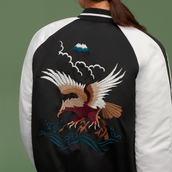 Golden by TNA satin bomber - Picture 2 of 5